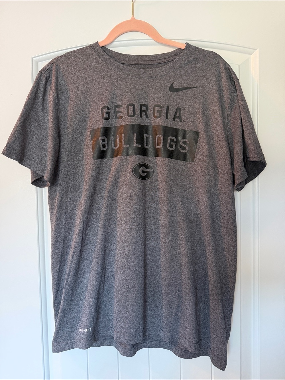 Nike Gray Georgia Bulldogs Short Sleeve Dri-FIT Tee